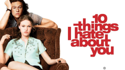 Heath Ledger and Julia Stiles in 10 Things I Hate About You (1999)