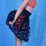 Kylie Minogue back in the 1990s after she did the locomotion.