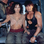 Charlie Sheen and Valeria Golino in Hot Shots! Part Deux (1993)