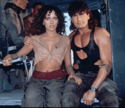 Charlie Sheen and Valeria Golino in Hot Shots! Part Deux (1993)