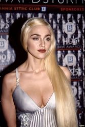Madonna on the Red Carpet at The Brit Awards, London, 1995.