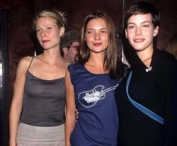 Gwyneth Paltrow, Kate Moss and Liv Tyler, 1998 ✨