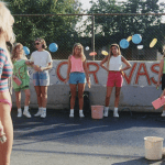Linnea Quigley and Tracy Dali in Virgin High (1991)