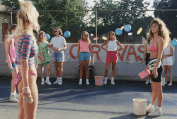 Linnea Quigley and Tracy Dali in Virgin High (1991)