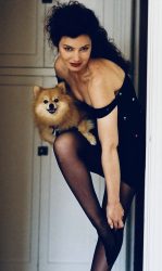 Fran Drescher sexy in LBD Fran Drescher