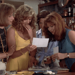 Kim Cattrall, Dana Delany, and Laila Robins in Live Nude Girls (1995)