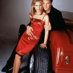 Sarah Michelle Gellar and David Boreanaz in Buffy the Vampire Slayer (1997)