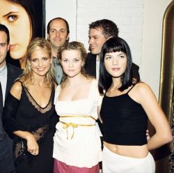 Sarah Michelle Gellar, Reese Witherspoon and Selma Blair the Cruel Intentions premiere in 1999